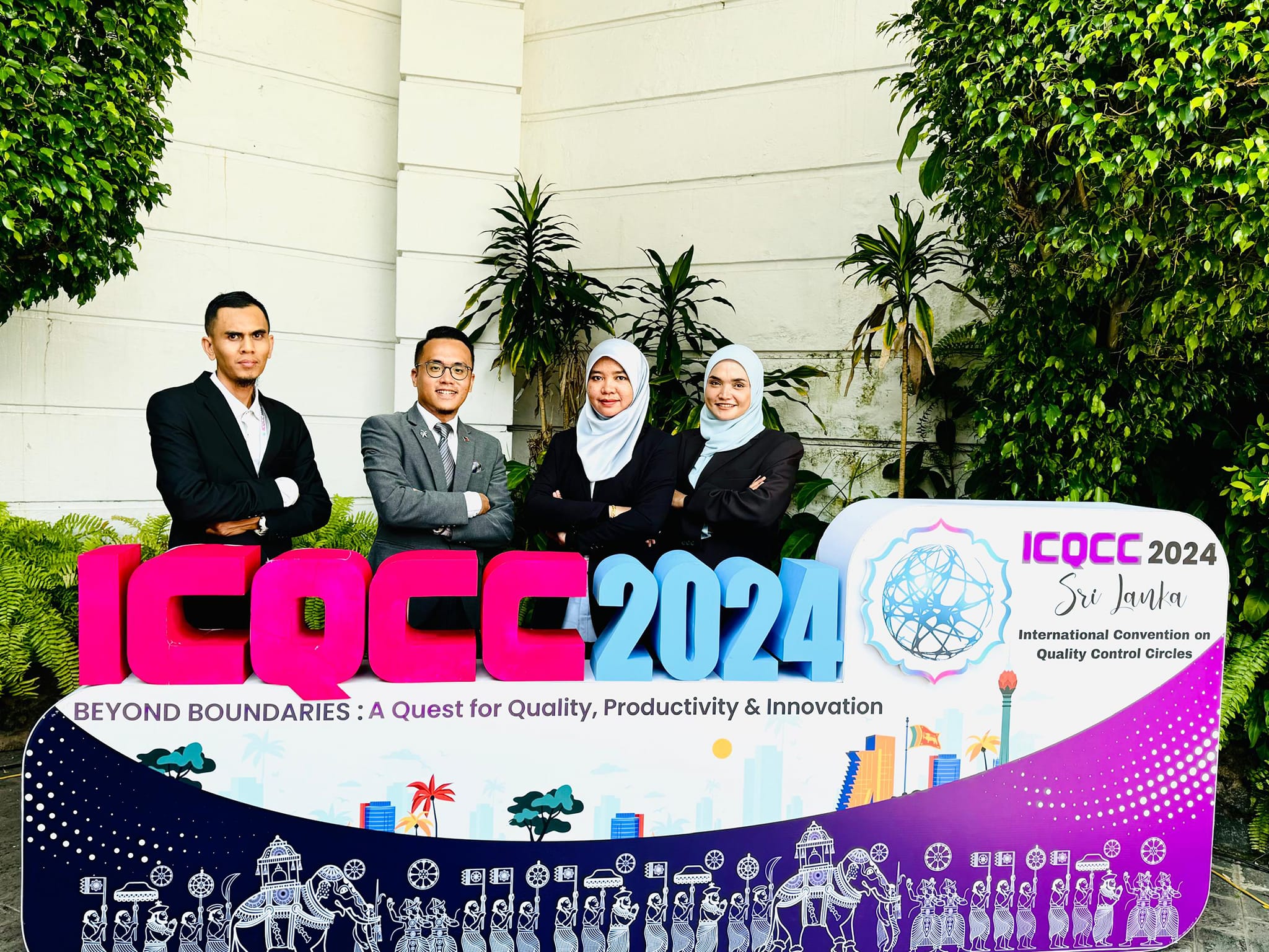 Anugerah Gold Award Kumpulan Inovatif & Kreatif Quantum Of Justice Jabatan Kehakiman Syariah Terengganu Di Icqcc 2024, Sri Lanka